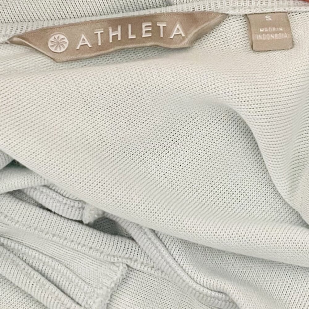 Athleta Small Light Green Serenity Strappy Back Knit Tank - Picture 4 of 6